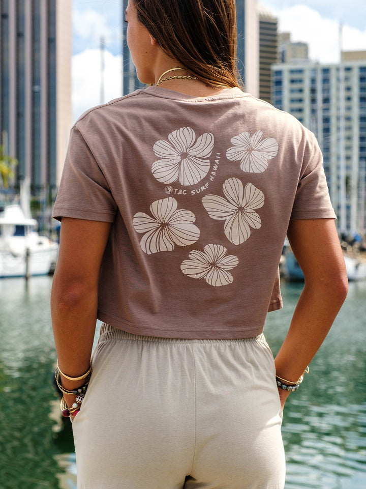 Flowers Crop Tee