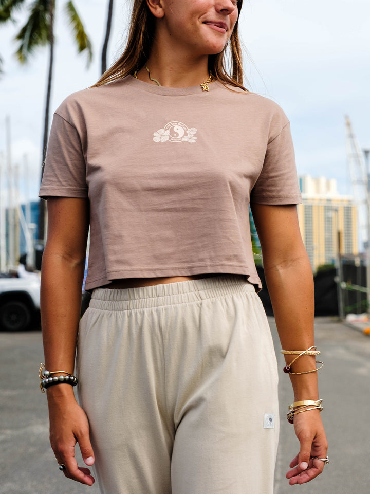 Flowers Crop Tee