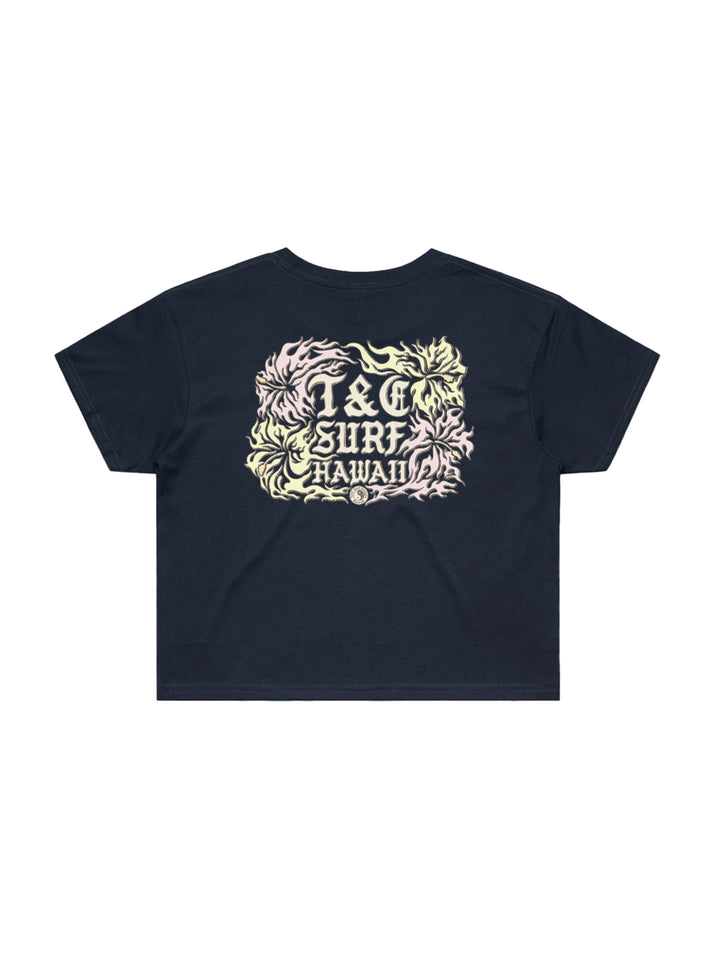 Hibiscus Flame Crop Tee