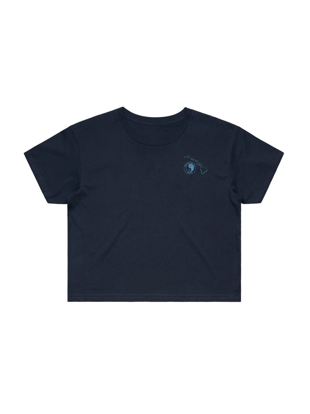 T&C Surf Designs Hawaii Map Crop Tee,