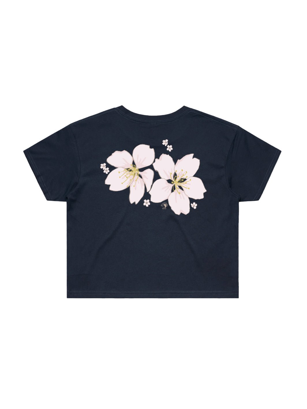 T&C Surf Designs Delicate Sakura Crop Tee,