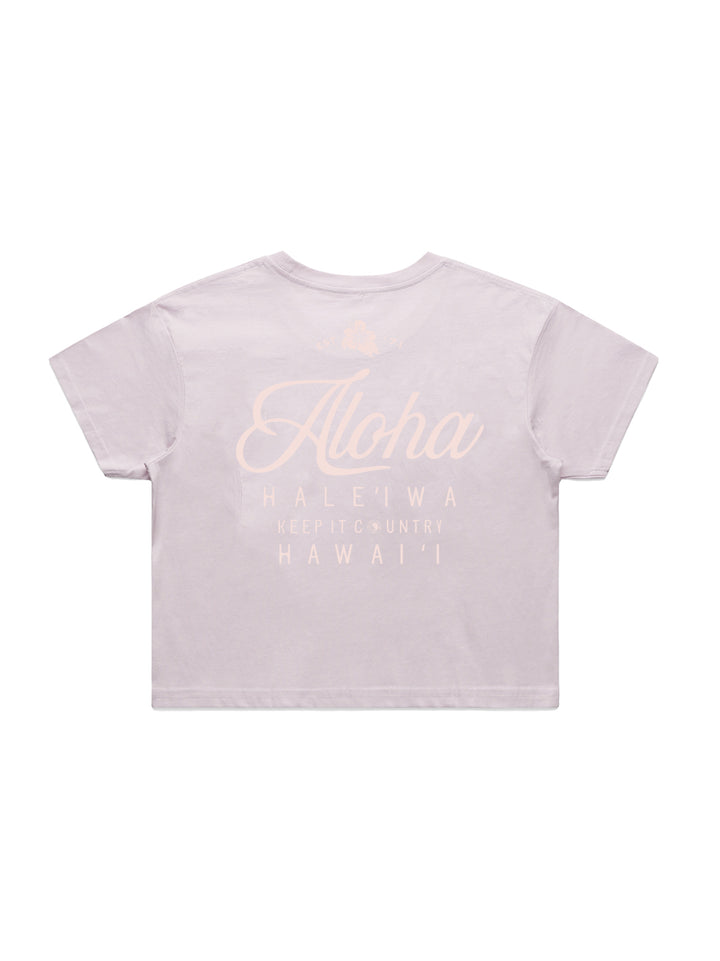 Aloha North Shore Crop Tee