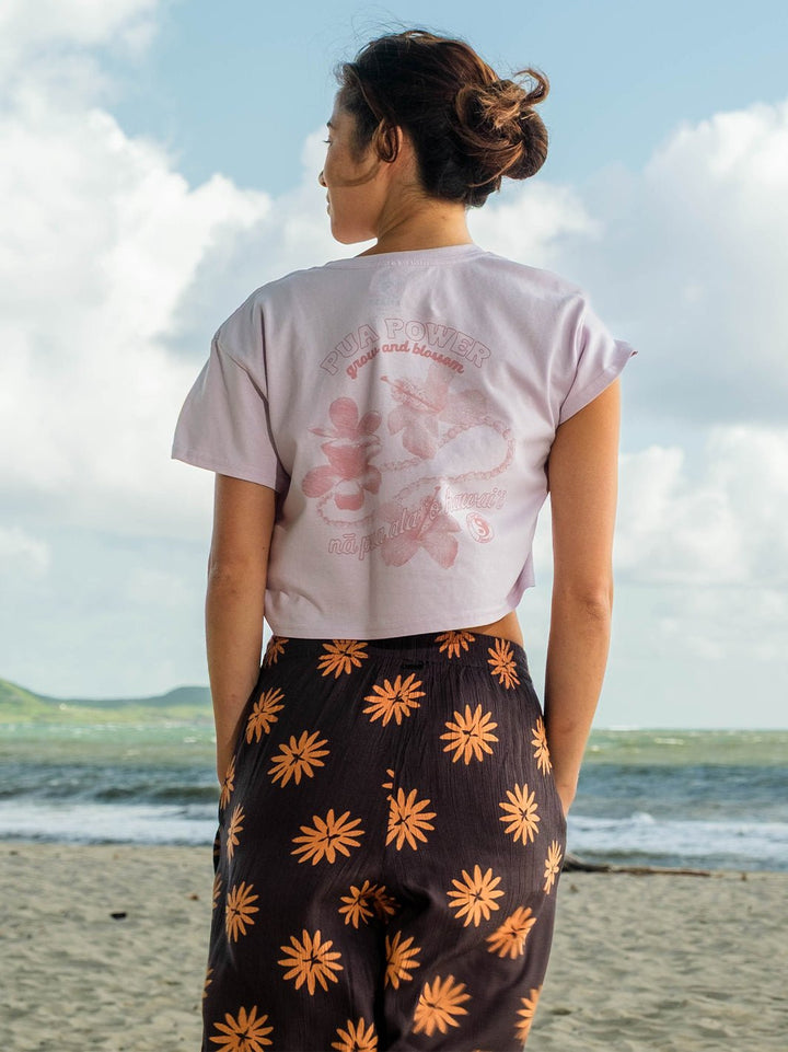 T&C Surf Designs Pick Pua Crop Tee,