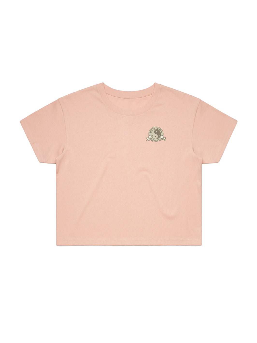 T&C Surf Designs Ti Pikake Lei Crop Tee,