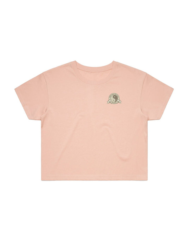 T&C Surf Designs Ti Pikake Lei Crop Tee,