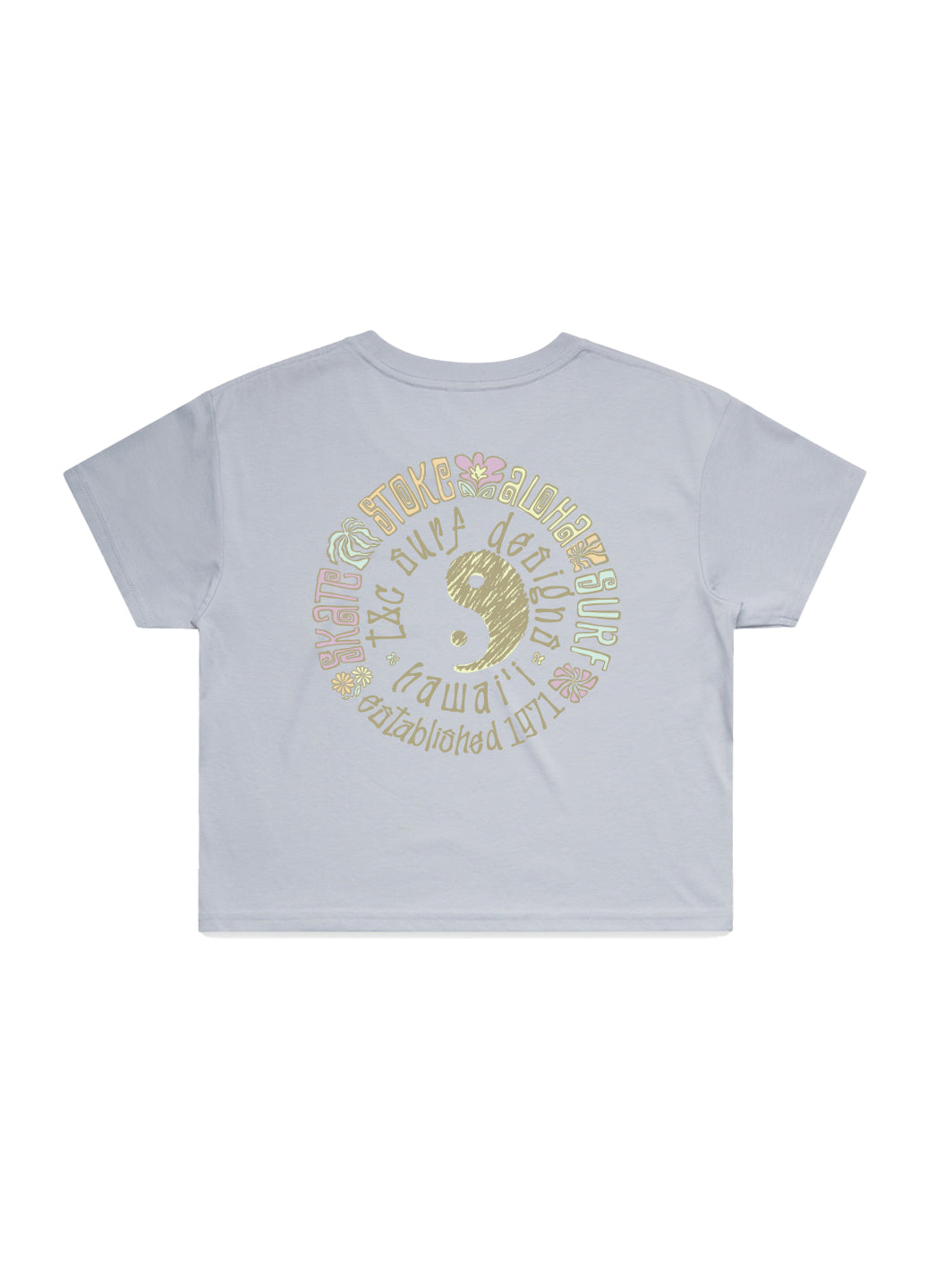 T&C Surf Designs Doodle Logo Crop Tee,