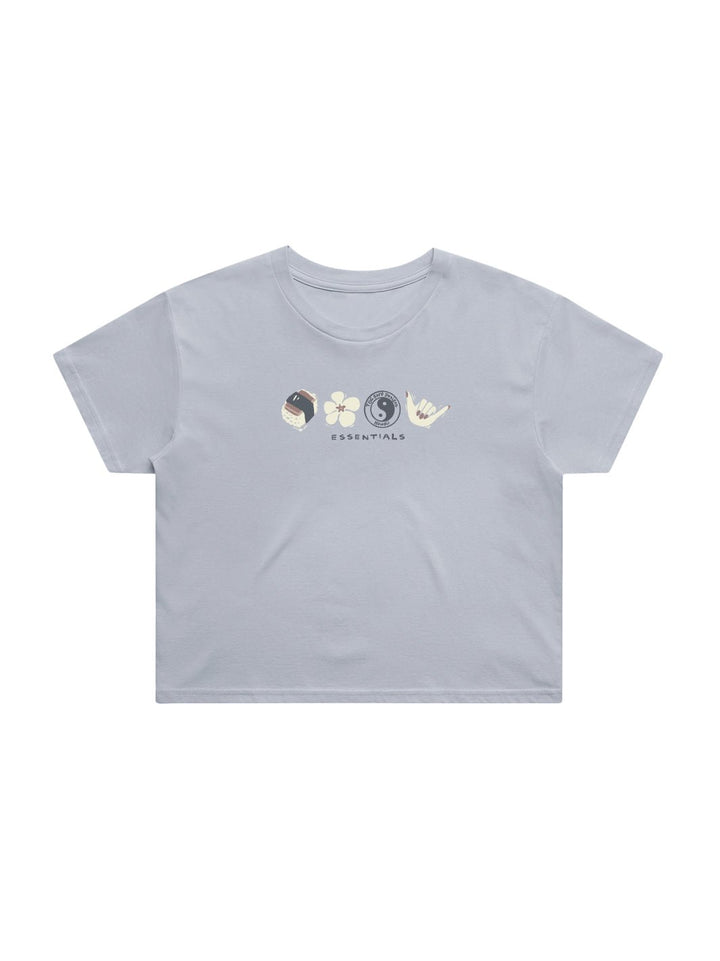 T&C Surf Designs Essentials Crop Tee,