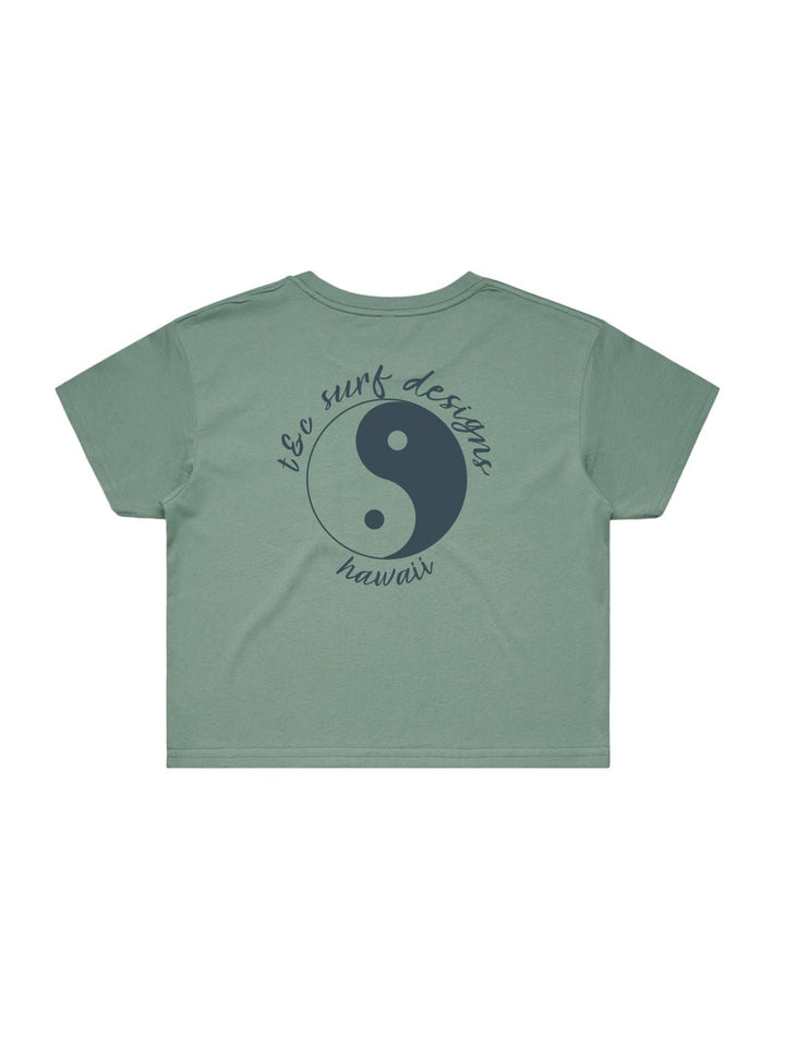 T&C Surf Designs Yin Yang Crop Tee,