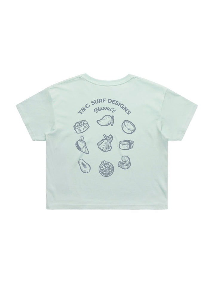Local Grindz Crop Tee - T&C Surf Designs