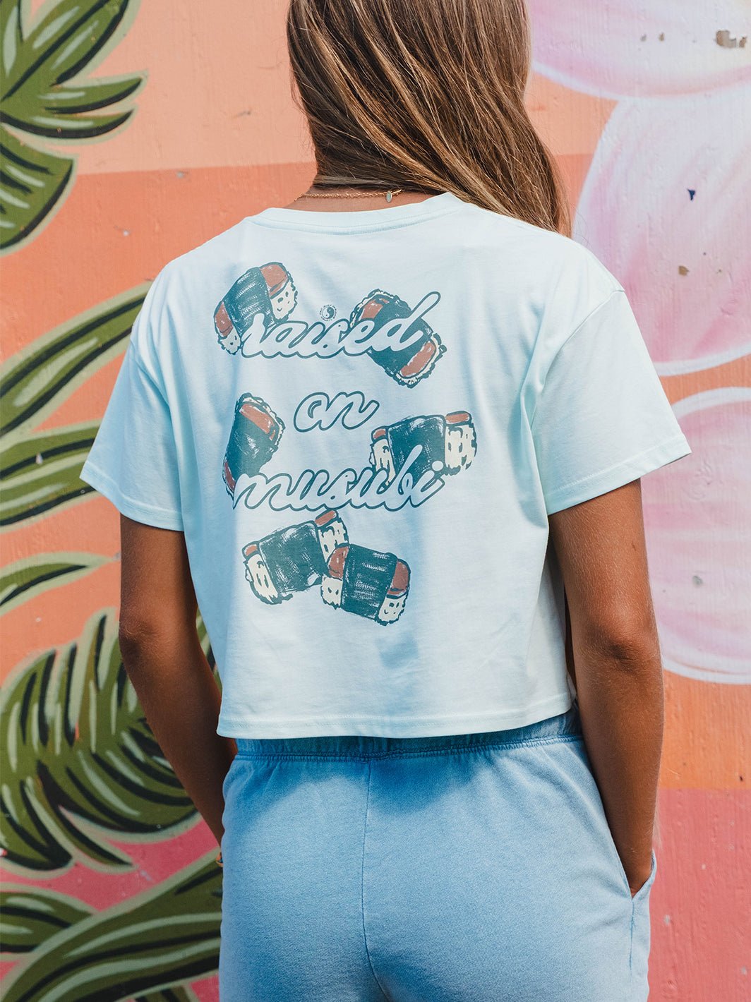 Musubi Sketch Crop Tee - T&C Surf Designs