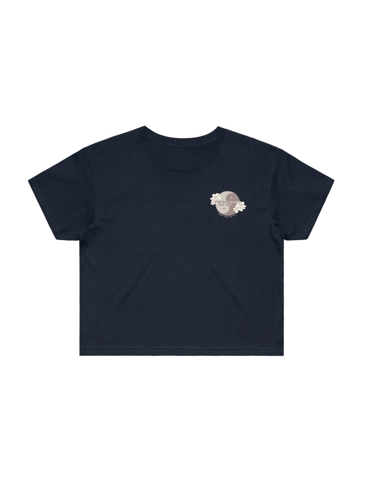 T&C Surf Designs Pikake Pearl Crop Tee,