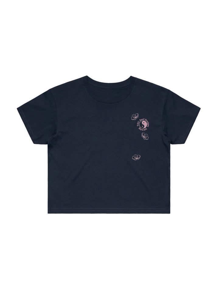 T&C Surf Designs Cherry Sakura Crop Tee,