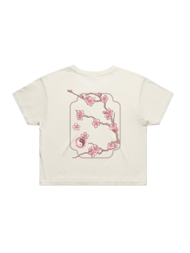 Cherry Ikebana Crop Tee - T&C Surf Designs