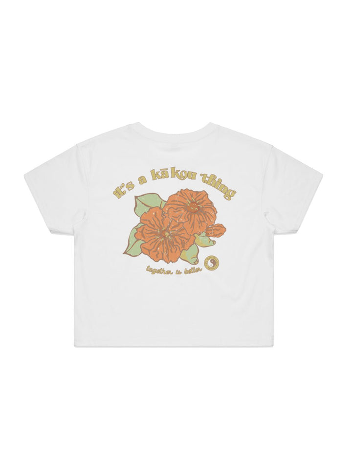 T&C Surf Designs Kākou Crop Tee,
