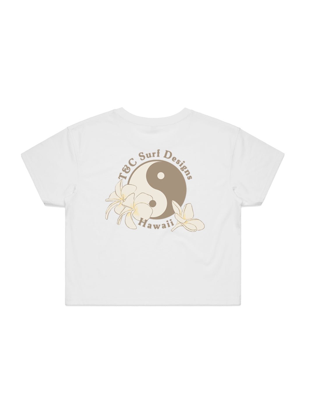 Plumeria Logo Crop Tee - T&C Surf Designs