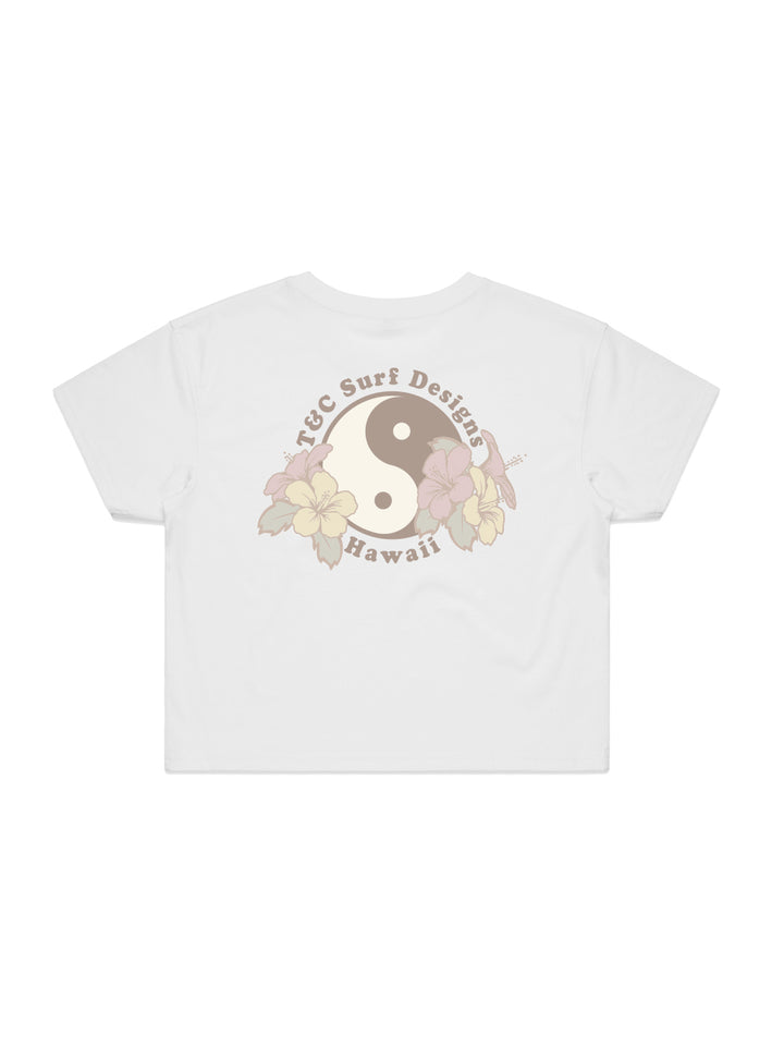 Hibiscus Bunch Crop Tee