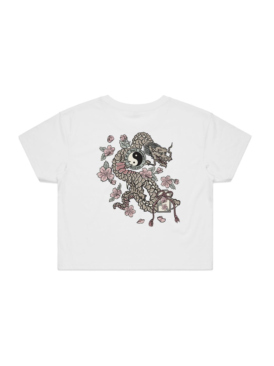 Omamori Dragon Crop Tee - T&C Surf Designs