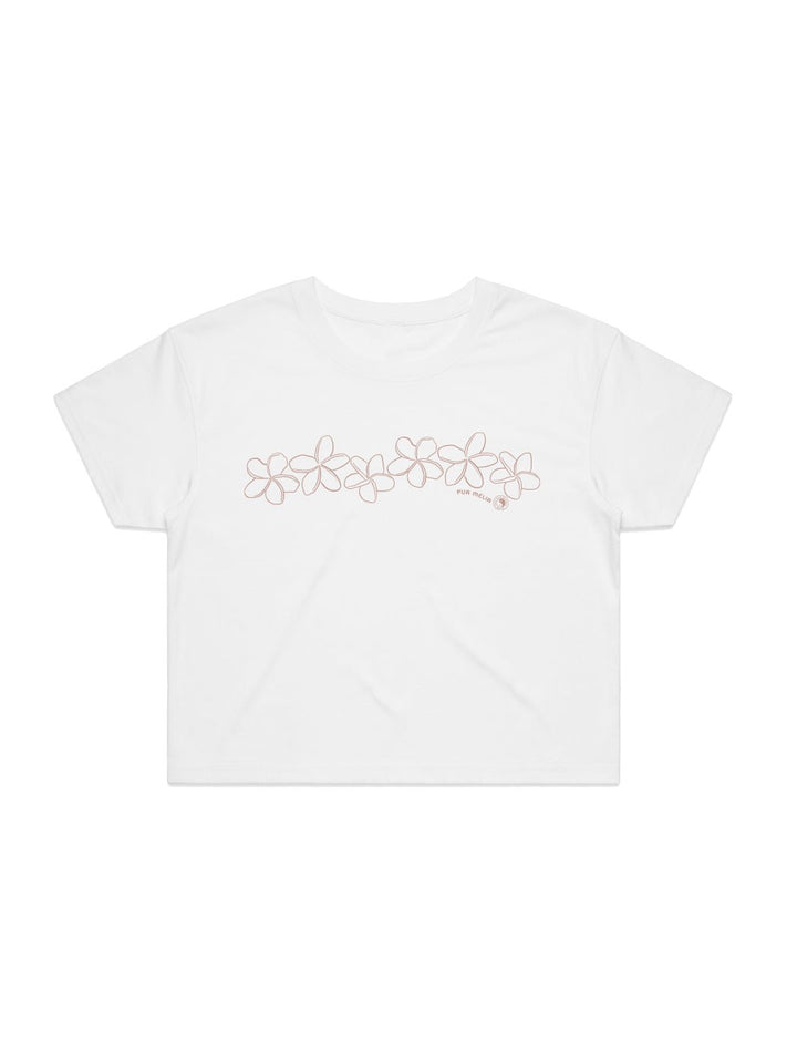 Pua Melia Band Crop Tee - T&C Surf Designs