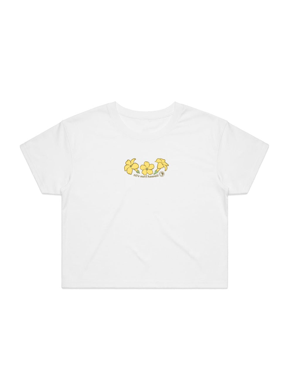 Falling Puakeni Crop Tee - T&C Surf Designs