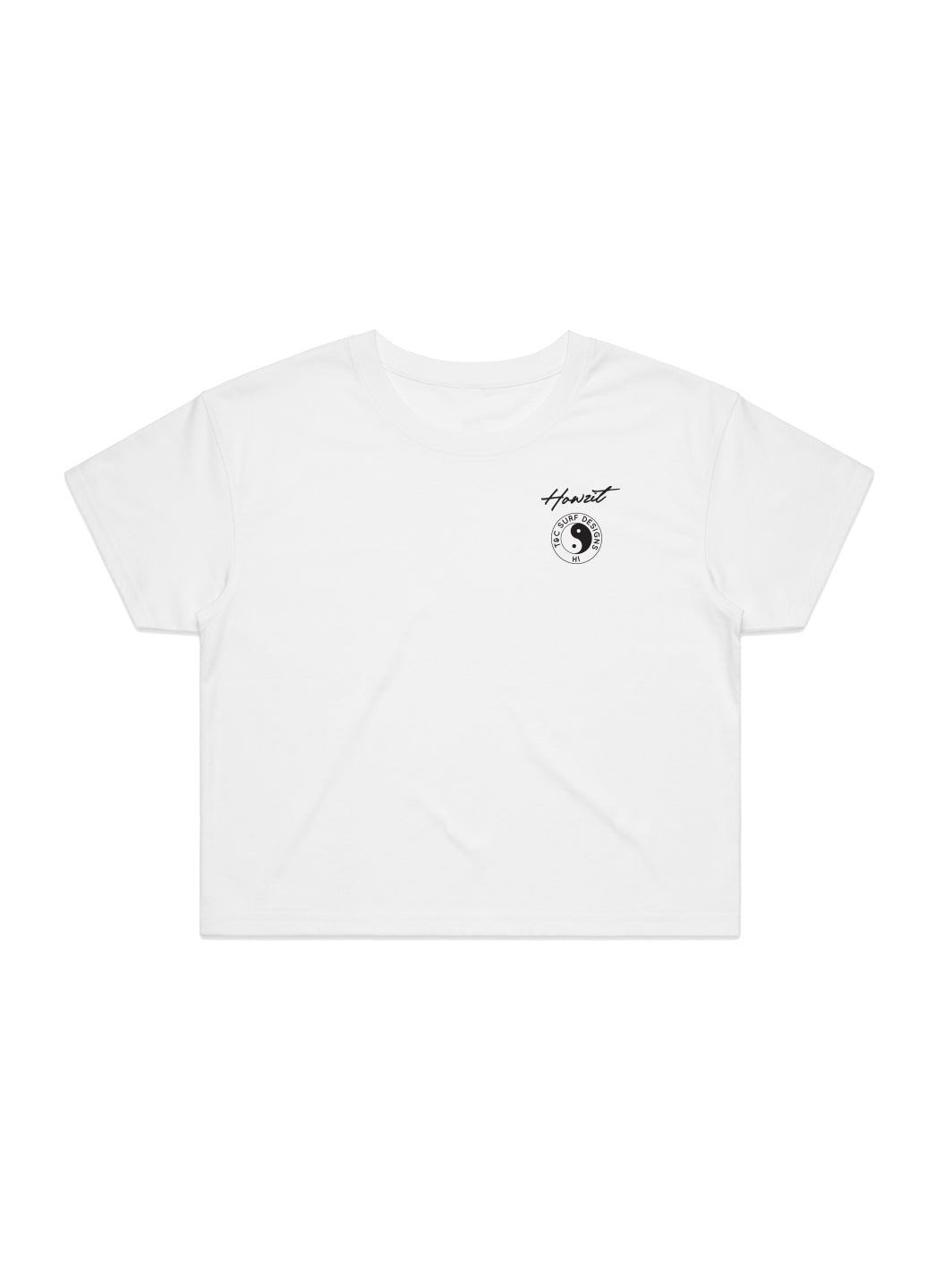 HI Postcard Crop Tee