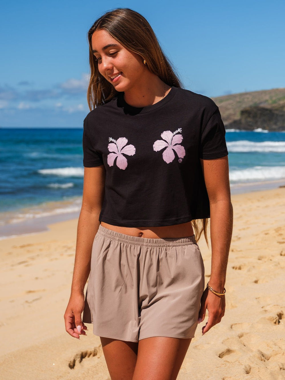 Pua Pair Crop Tee - T&C Surf Designs