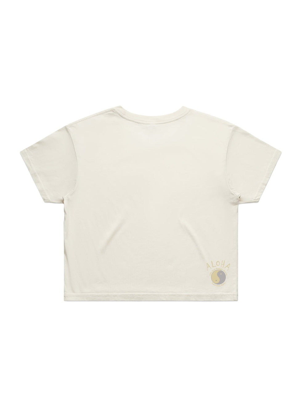 T&C Surf Designs Simple Plumeria Crop Tee,