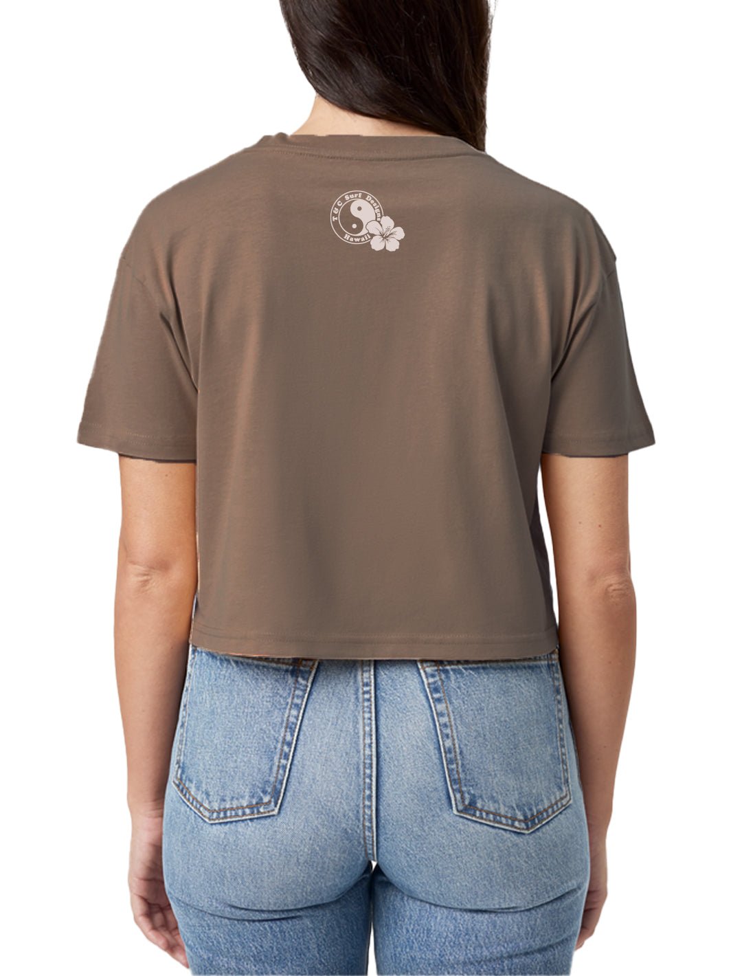 Hibiscus Band Crop Tee - T&C Surf Designs