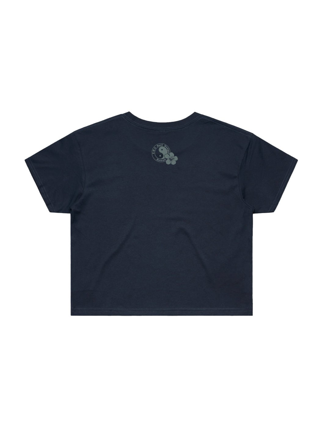 Hibiscus Band Crop Tee - T&C Surf Designs