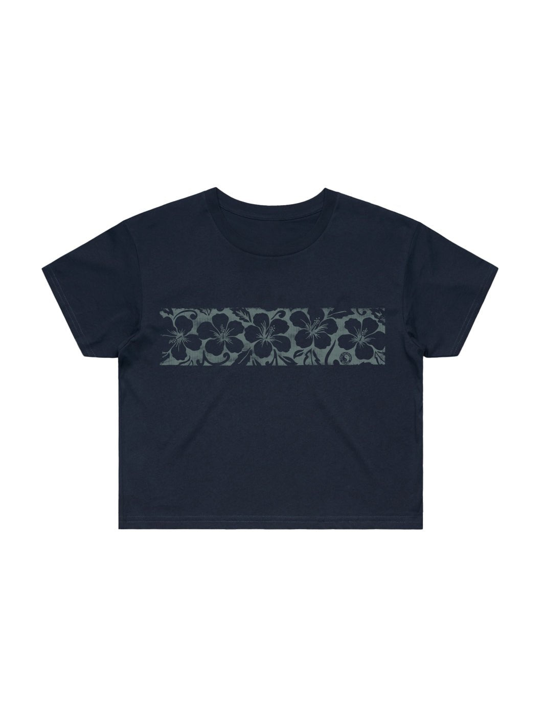 Hibiscus Band Crop Tee - T&C Surf Designs