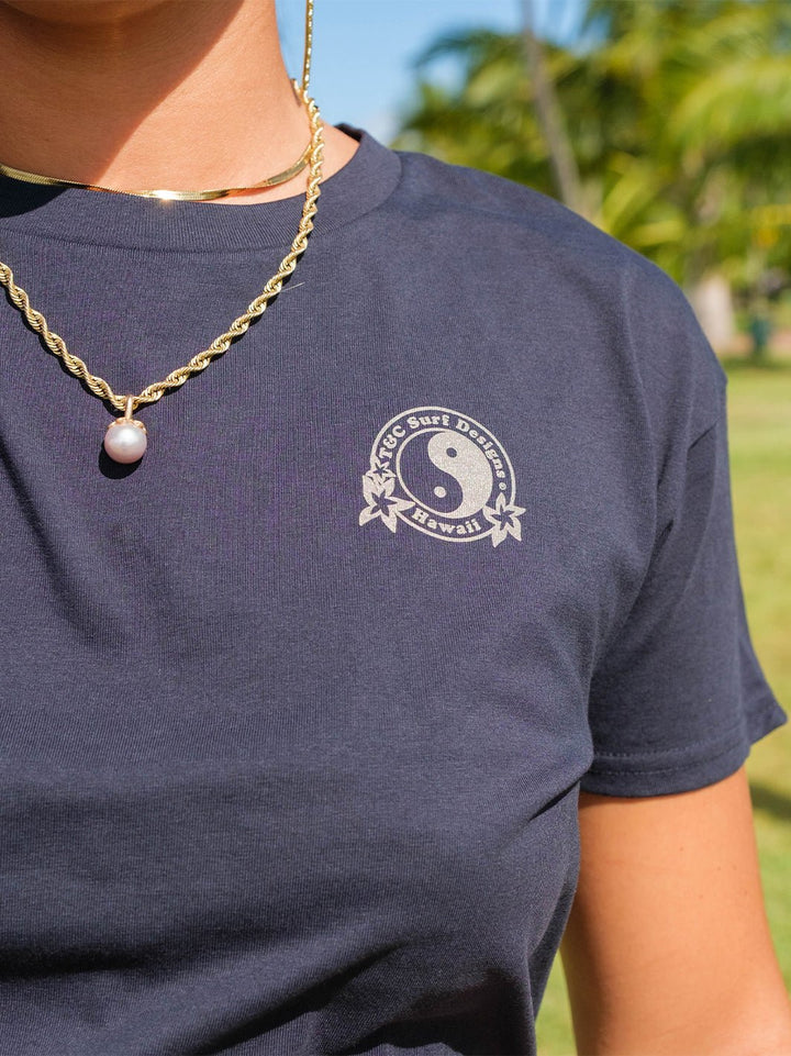 T&C Surf Designs Leahi Bloom Crop Tee,