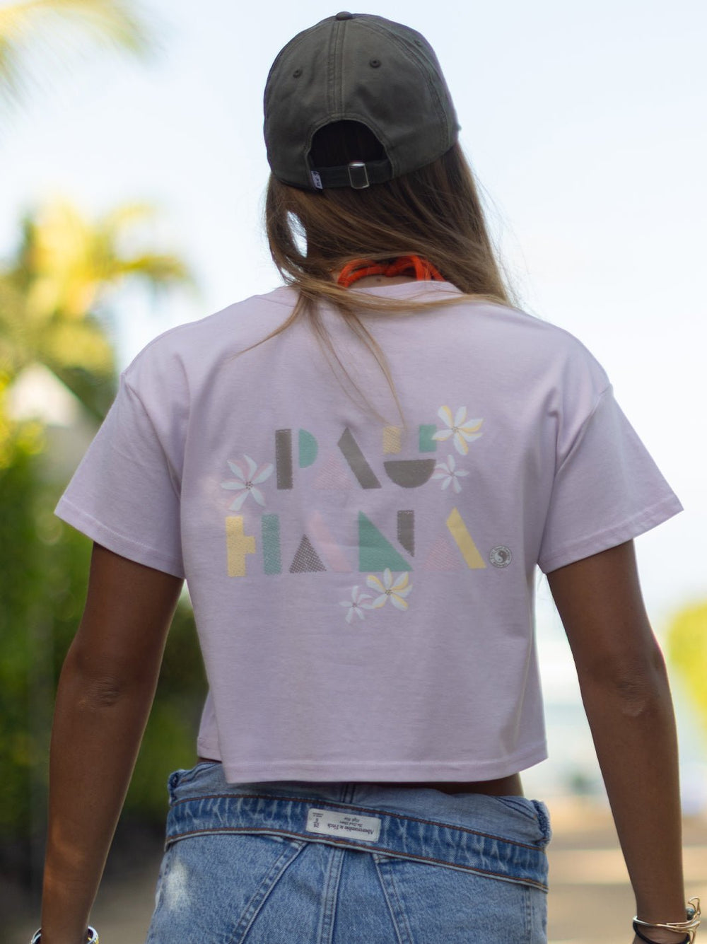 T&C Surf Designs Pua Pau Hana Crop Tee,