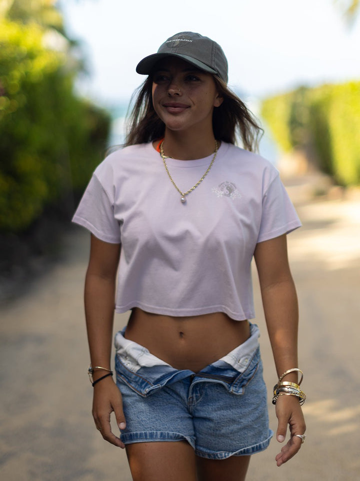 T&C Surf Designs Pua Pau Hana Crop Tee,