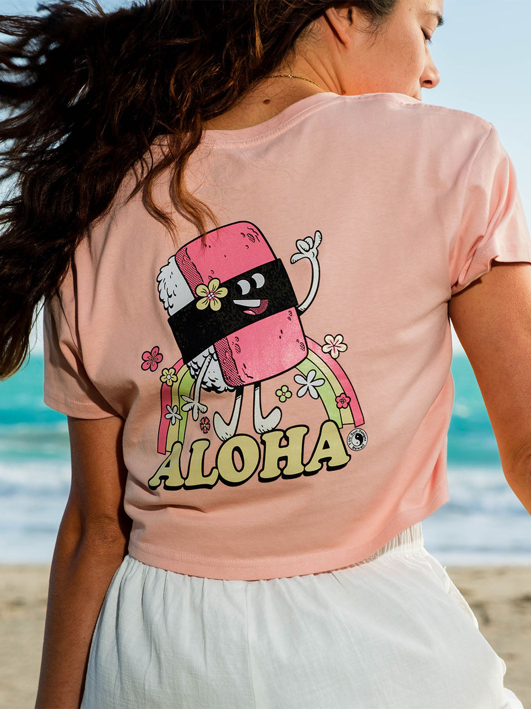 Aloha Musubi Crop Tee