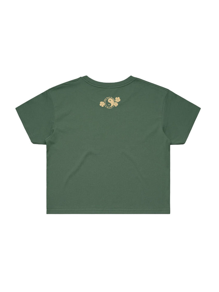 T&C Surf Designs Puakenikeni Love Crop Tee,