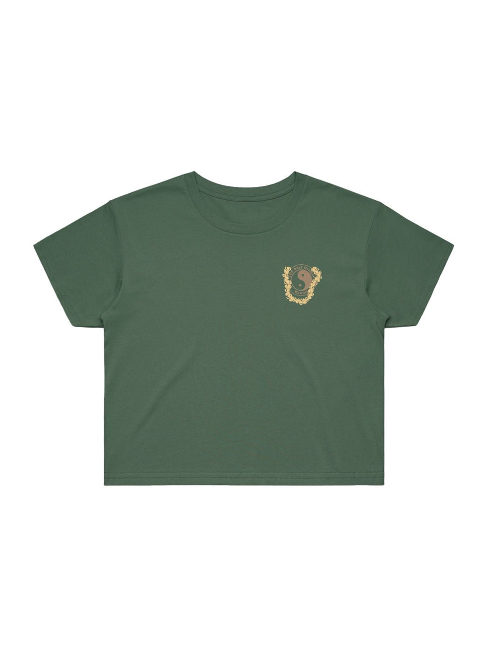 T&C Surf Designs More Lei Crop Tee,