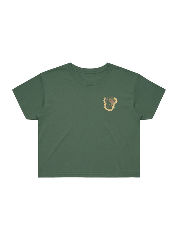 T&C Surf Designs More Lei Crop Tee,