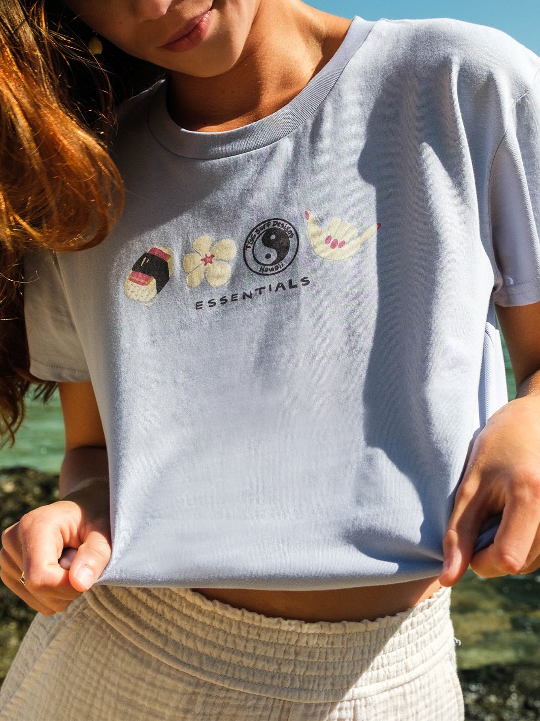 T&C Surf Designs Essentials Crop Tee,
