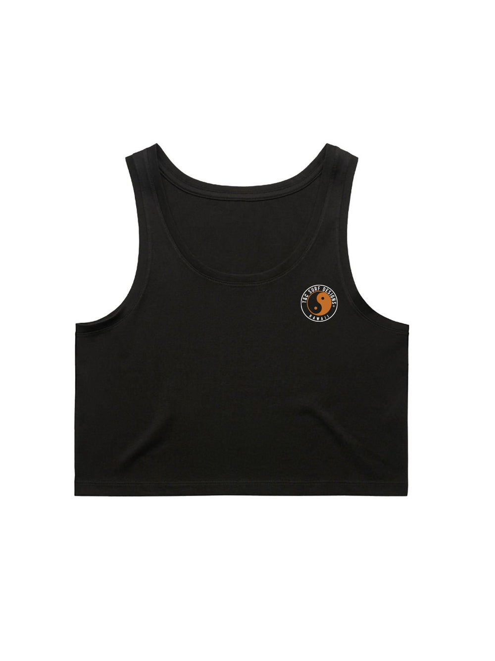 T&C Surf Designs Raised on Musubi Crop Singlet Tank,