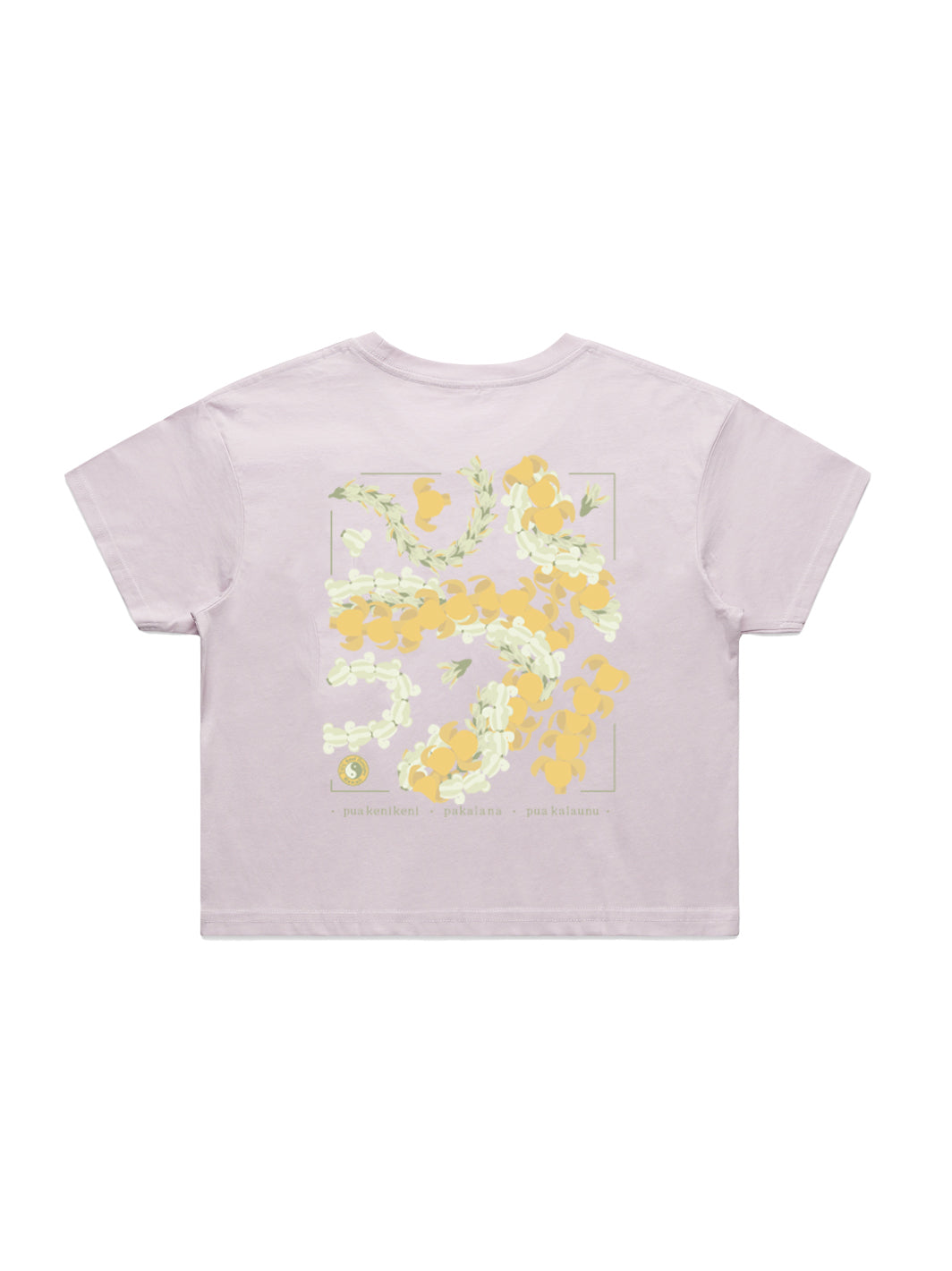 T&C Surf Designs Triple P Crop Tee, Orchid / XS