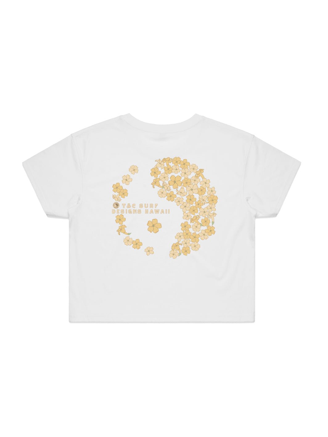 T&C Surf Designs Puakenikeni Logo Crop Tee,