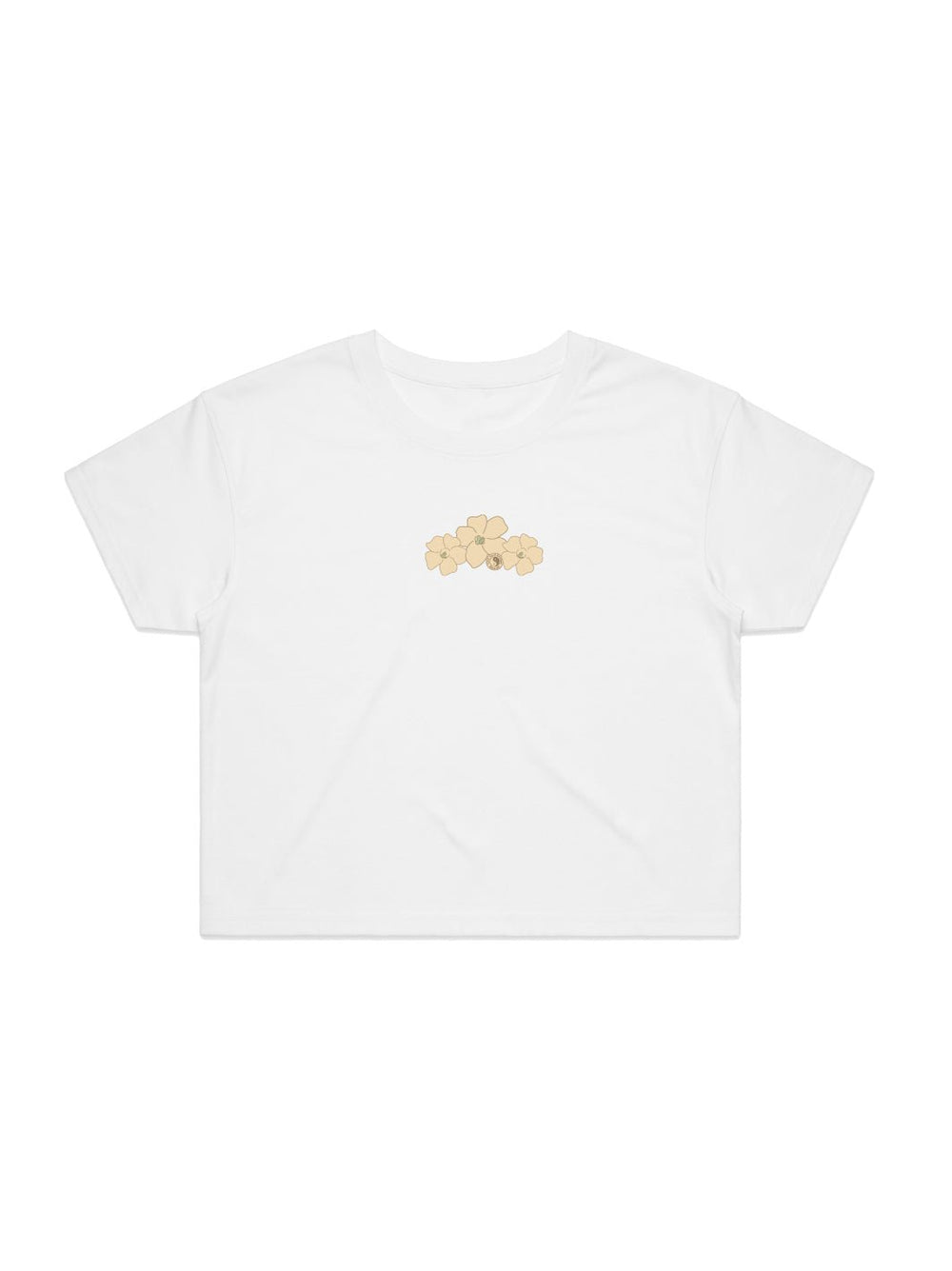 T&C Surf Designs Puakenikeni Logo Crop Tee,