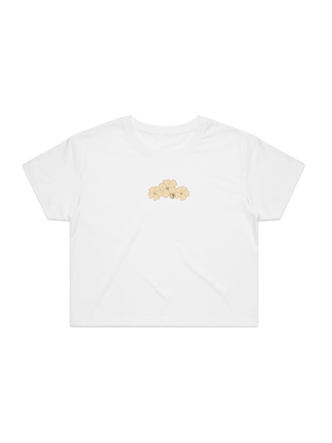 T&C Surf Designs Puakenikeni Logo Crop Tee,