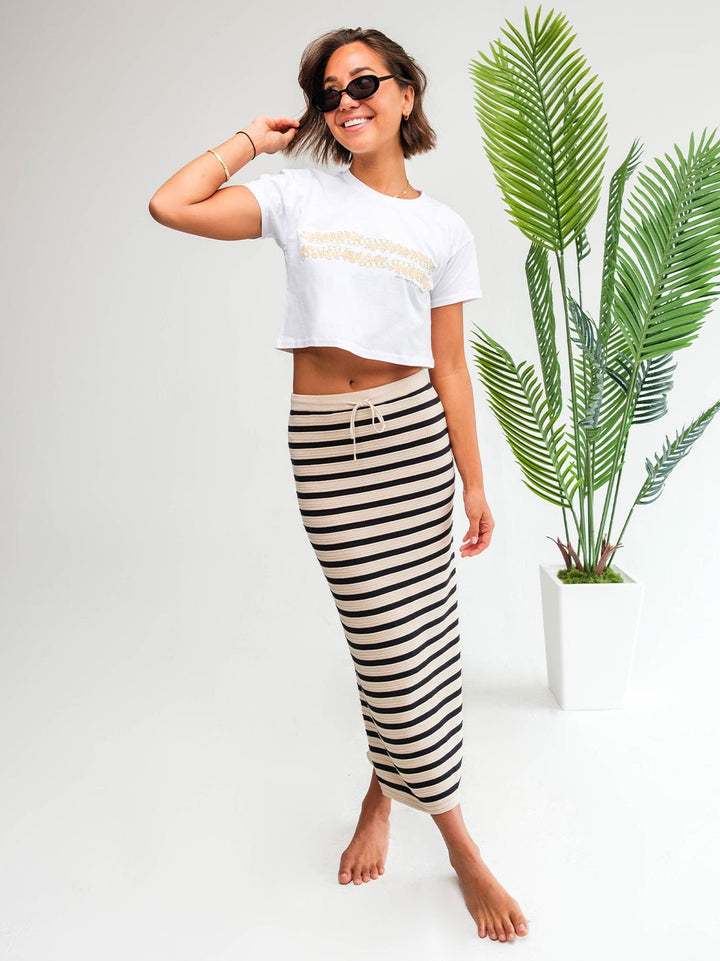 Lei Twist Crop Tee - T&C Surf Designs