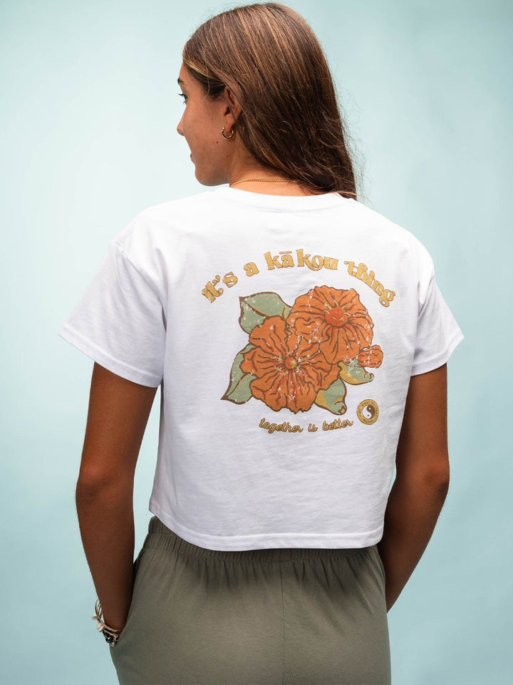 Kākou Crop Tee - T&C Surf Designs