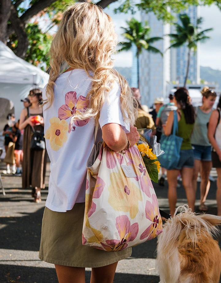 T&C Surf x Aloha Collection Watercolor Hau Day Tripper Bag - T&C Surf Designs