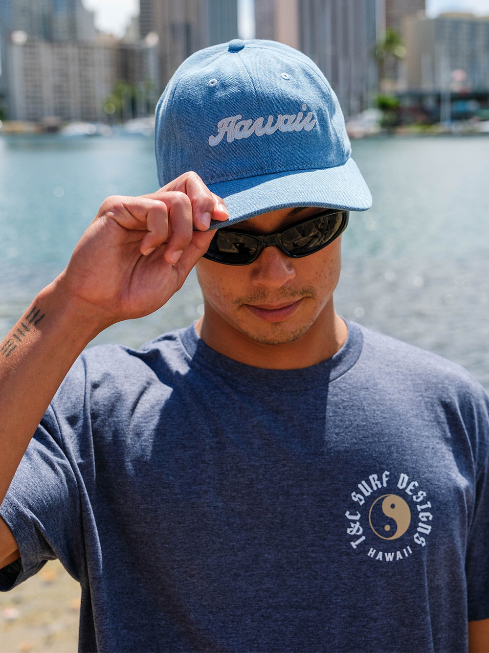 T&C Surf Designs HI Classic Cap, Denim