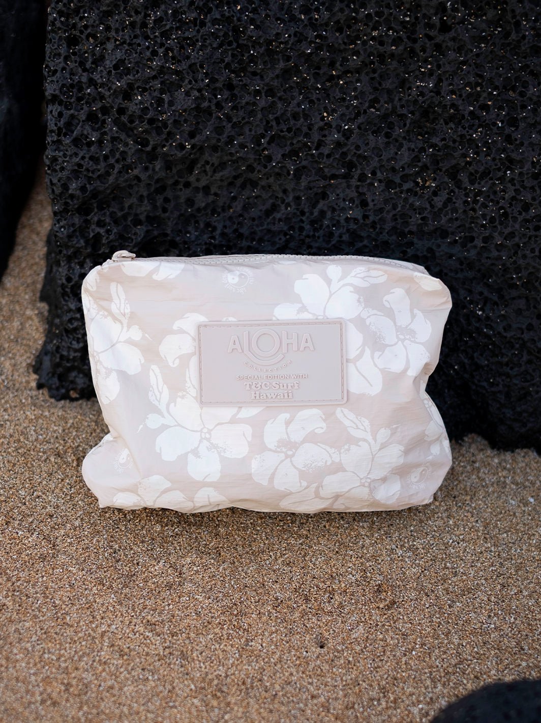 T&C Surf x Aloha Collection Puakenikeni Distressed Small Pouch - T&C Surf Designs