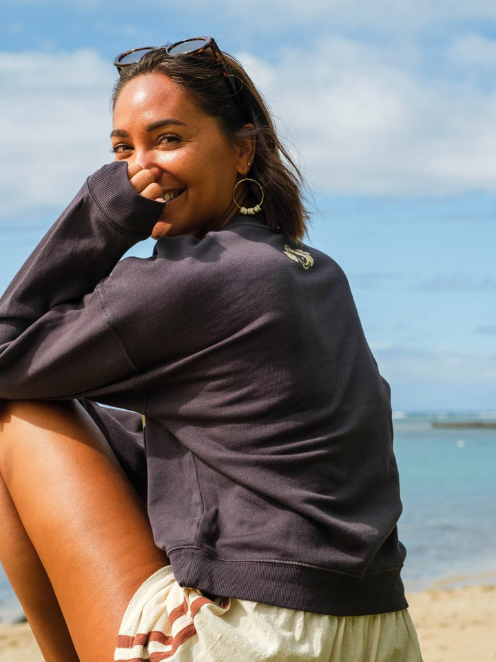 Puakenikeni Love First Date Sweatshirt - T&C Surf Designs