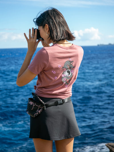 T&C Surf Designs T&C Surf x Aloha Collection Falling Sakura Mini Hip Pack, 