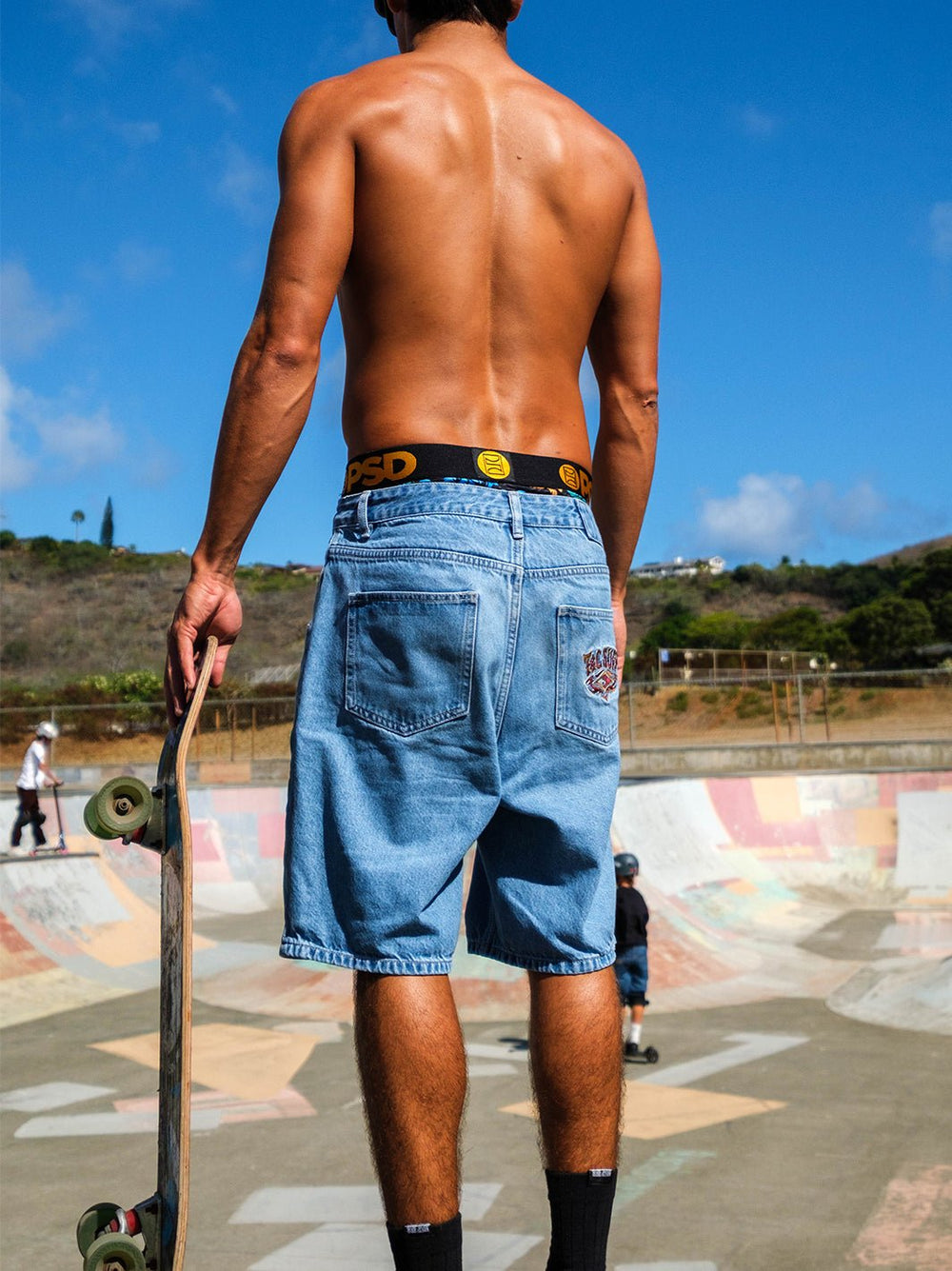 T&C Surf x PSD Fu Dog 7" Boxer Brief - T&C Surf Designs